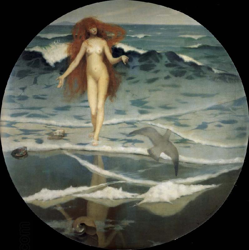 William Stott of Oldham The Birth of Venus oil painting picture